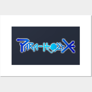 Para-holiX Logo Blue Gradient Posters and Art